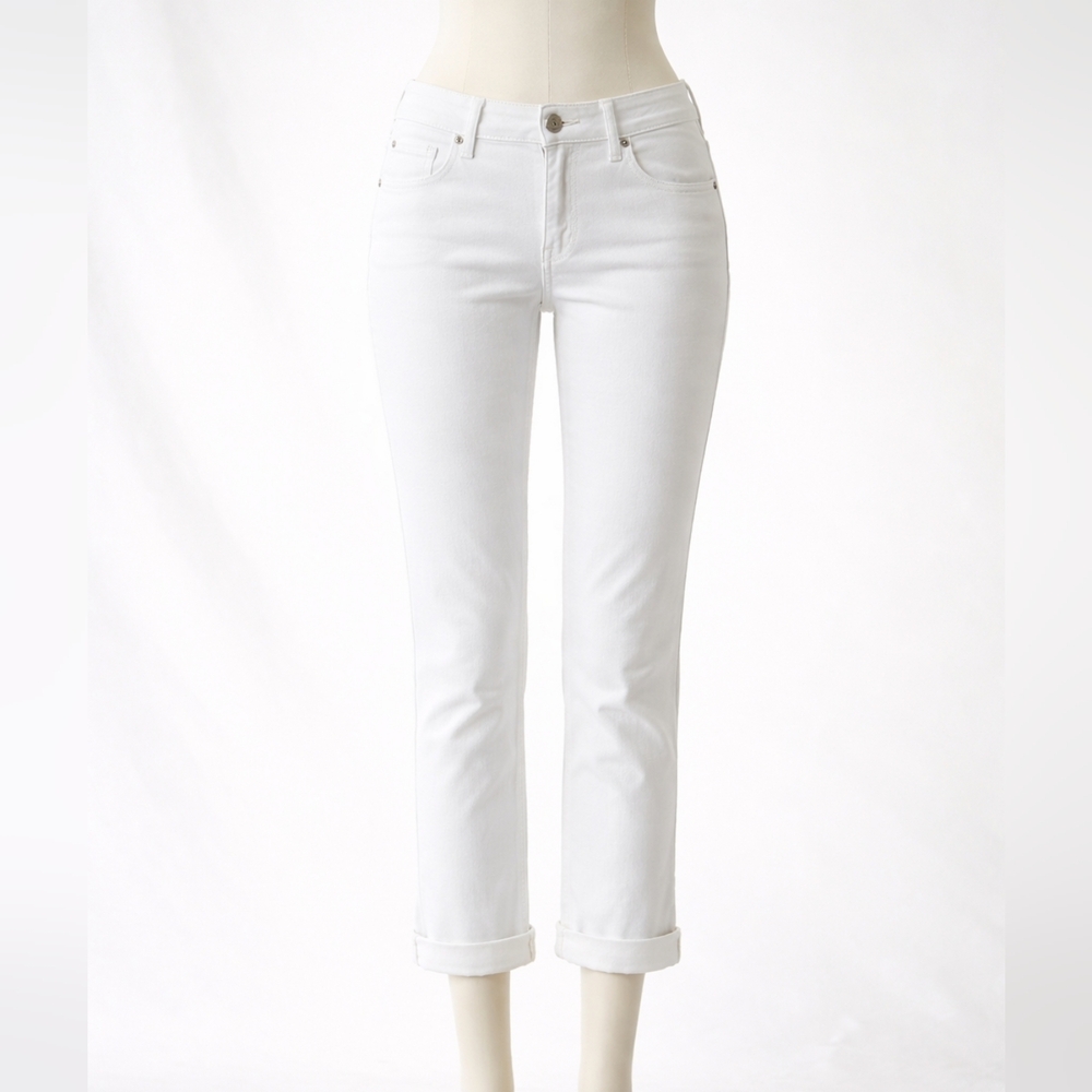PAIGE Kylie Cropped Women's White Cropped Jeans